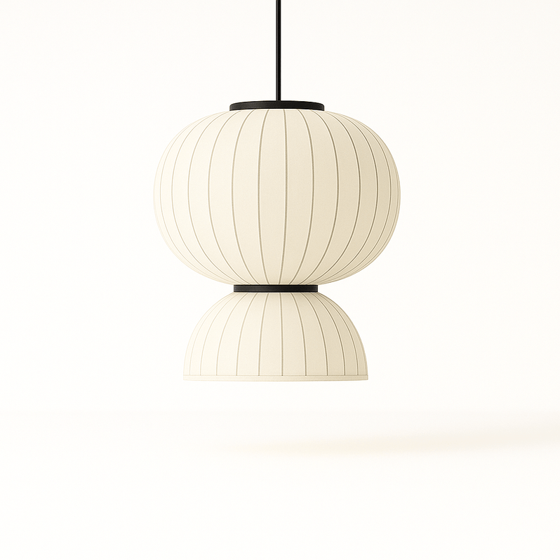 Japandi Ceramic Dome Pendant Light – Arga - Japandi