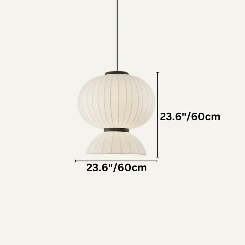 Japandi Ceramic Dome Pendant Light – Arga - Japandi