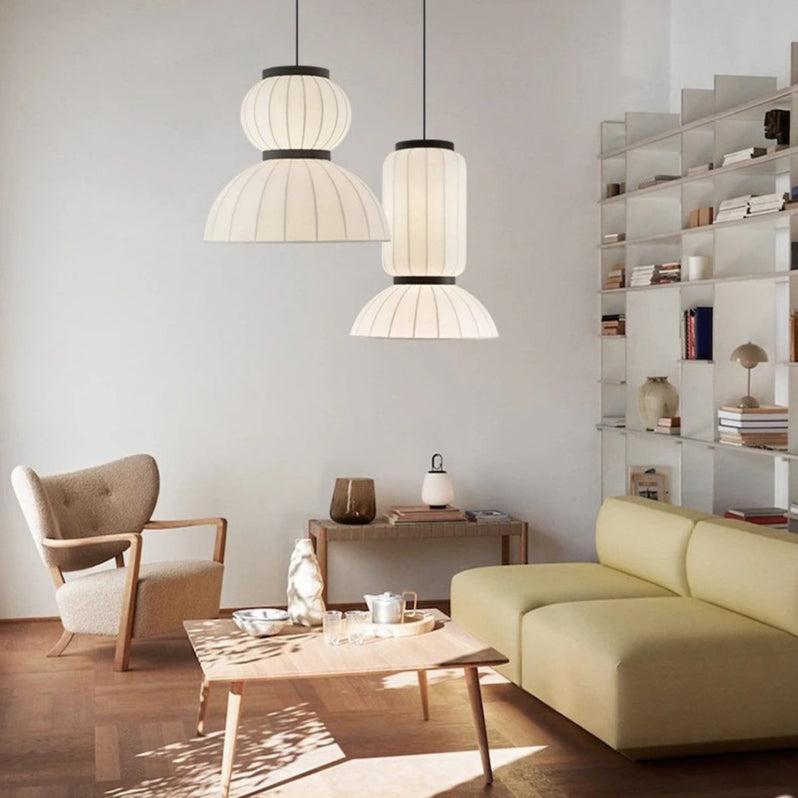 Japandi Ceramic Dome Pendant Light – Arga - Japandi