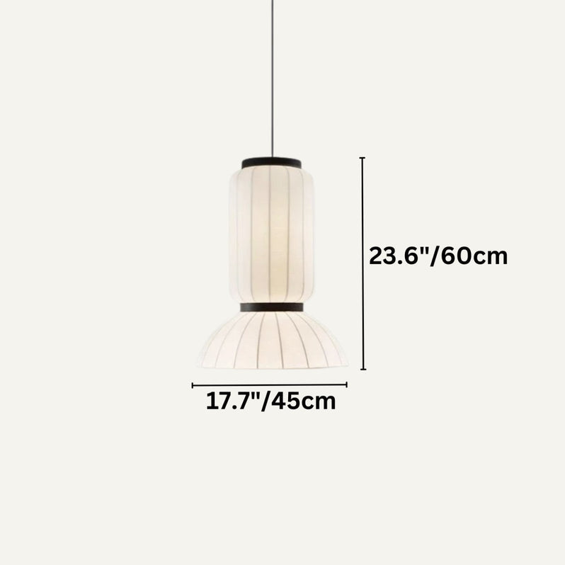 Japandi Ceramic Dome Pendant Light – Arga - Japandi
