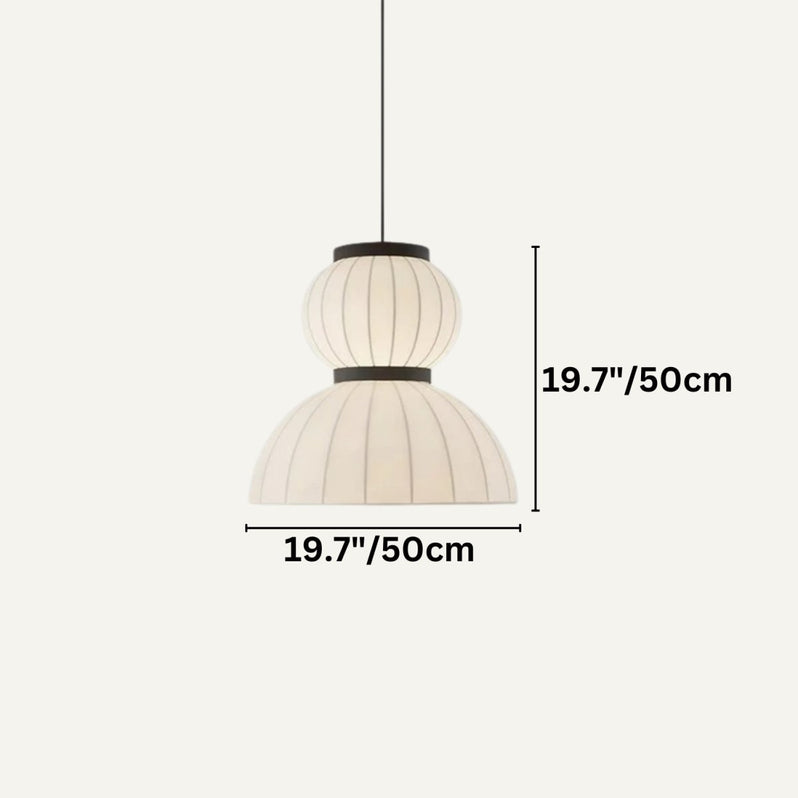 Japandi Ceramic Dome Pendant Light – Arga - Japandi