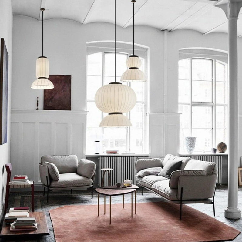 Japandi Ceramic Dome Pendant Light – Arga - Japandi