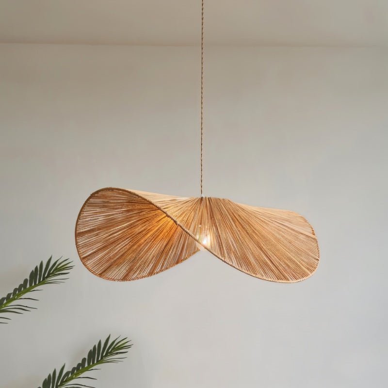Japandi Curved Stone Pendant Light – Asalu - Japandi