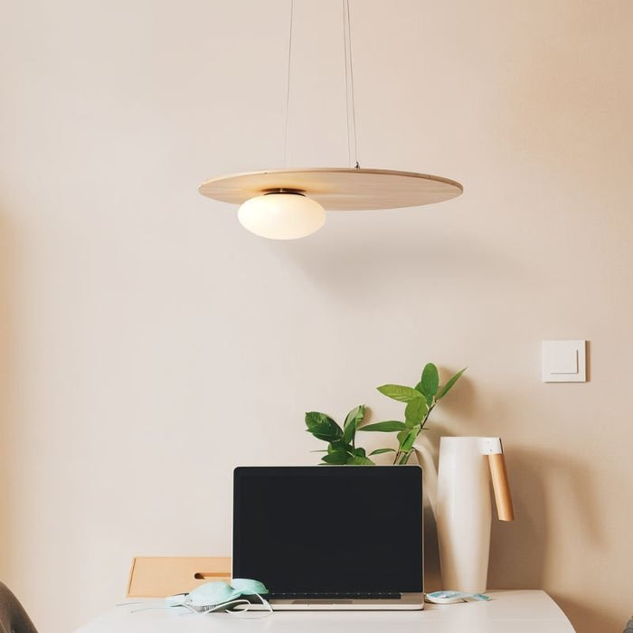 Japandi Organic Dome Pendant Light – Auma - Japandi