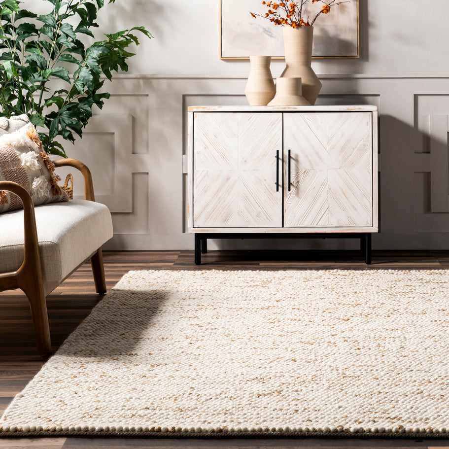 Japandi Popcorn Textured Rug - Japandi