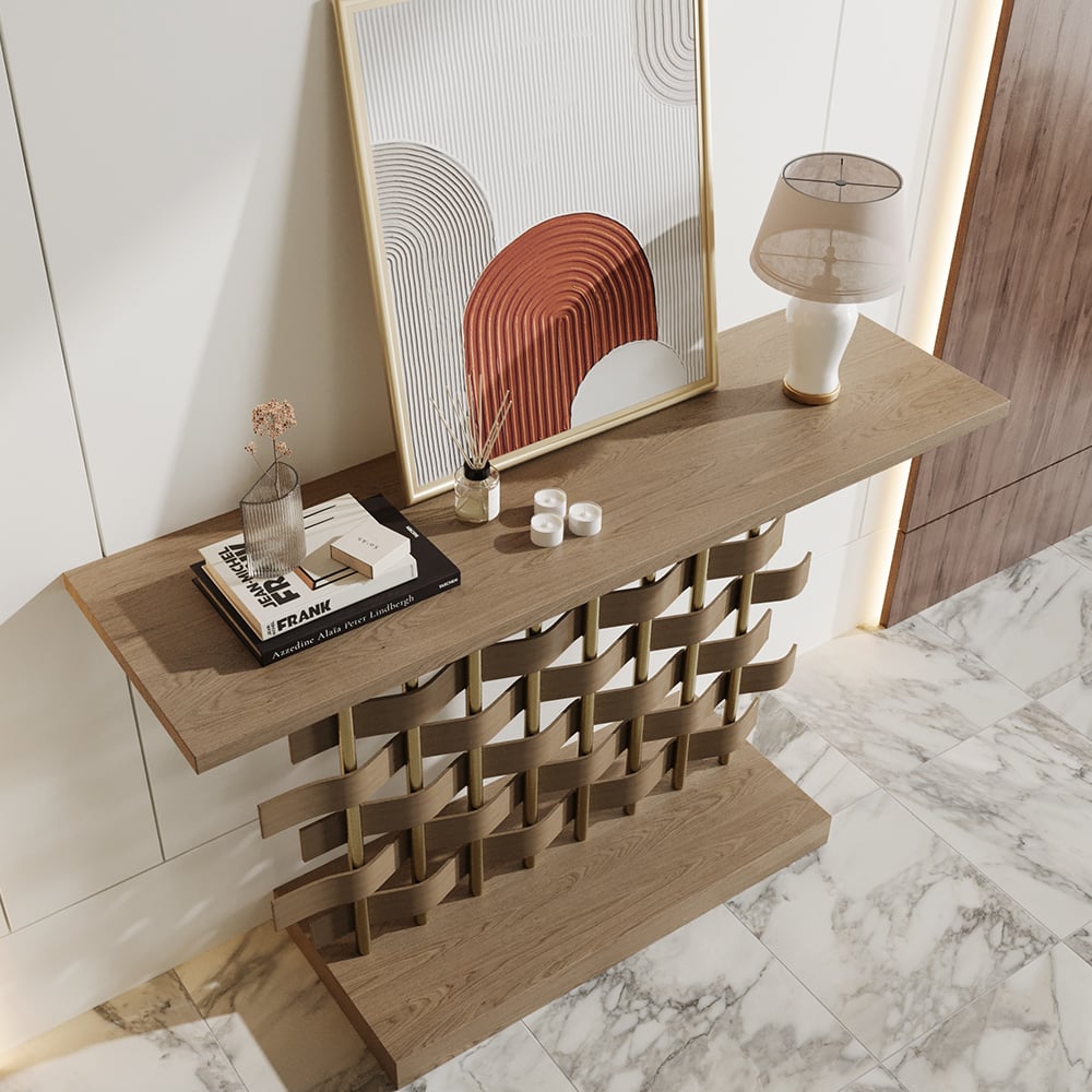 Japandi Modern Console Table - Japandi