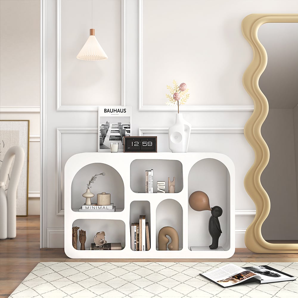 Japandi Storage Console Table - Japandi
