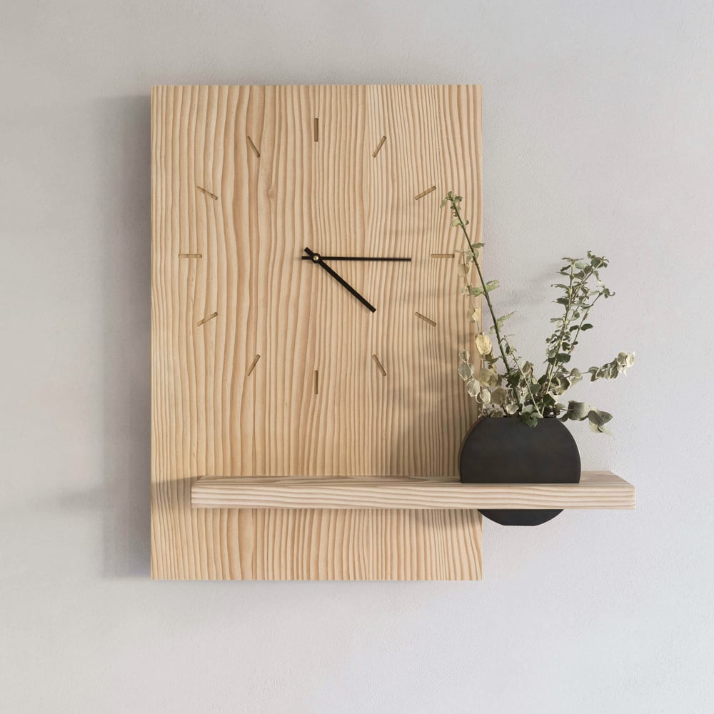 Japandi Wood Wall Clock - Japandi