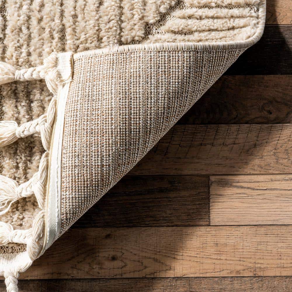 Japandi Beige Tiled Trellis Rug - Japandi