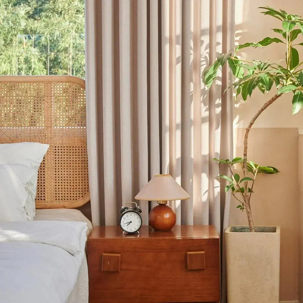 Japandi Custom Cashmere Blackout Curtains - Japandi