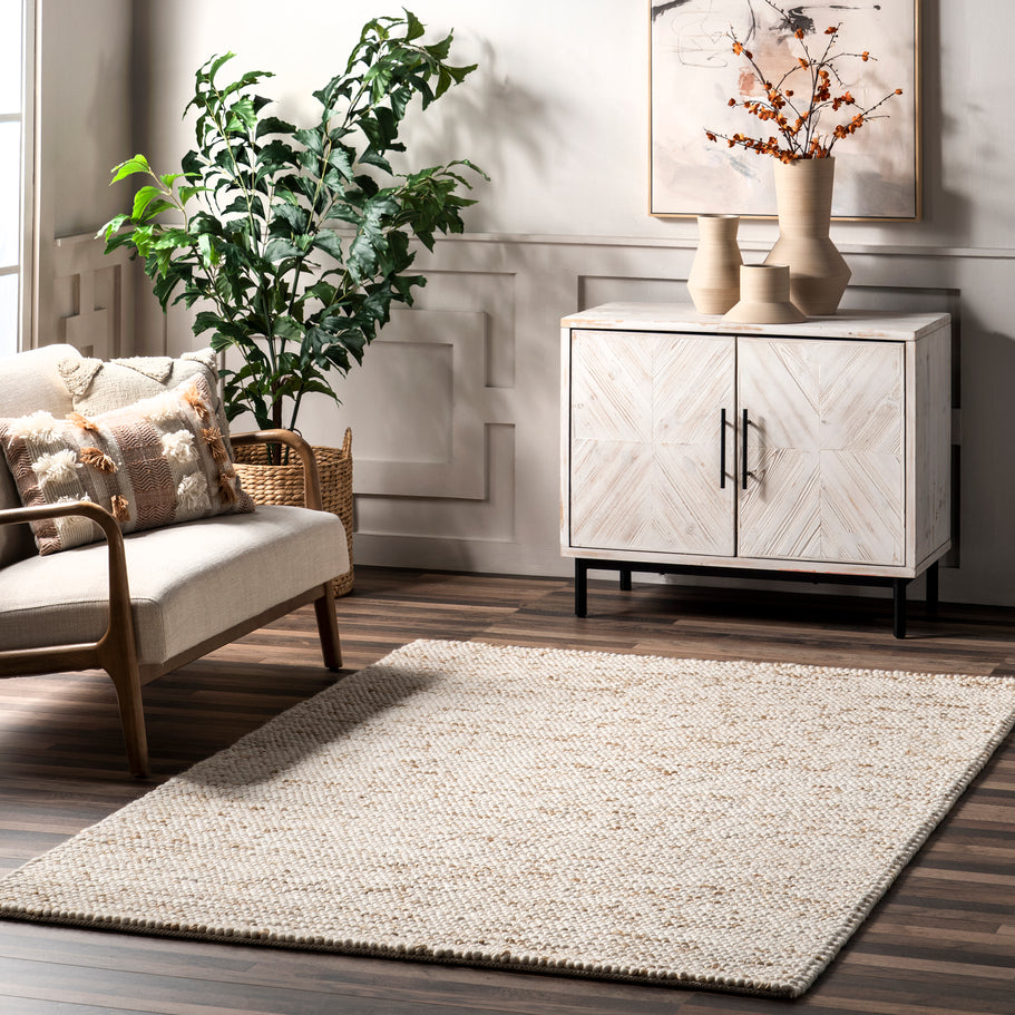 Japandi Popcorn Textured Rug - Japandi