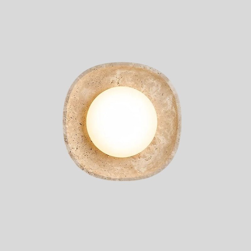 Japandi Petite Wall Lamp With Rounded Shade – Blipi - Japandi