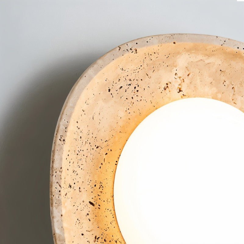 Japandi Petite Wall Lamp With Rounded Shade – Blipi - Japandi