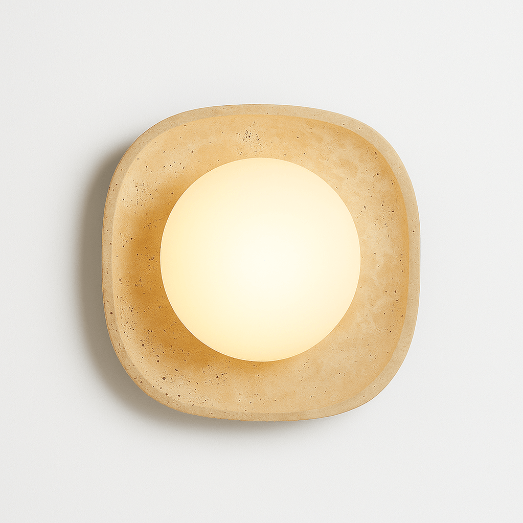 Japandi Petite Wall Lamp With Rounded Shade – Blipi - Japandi