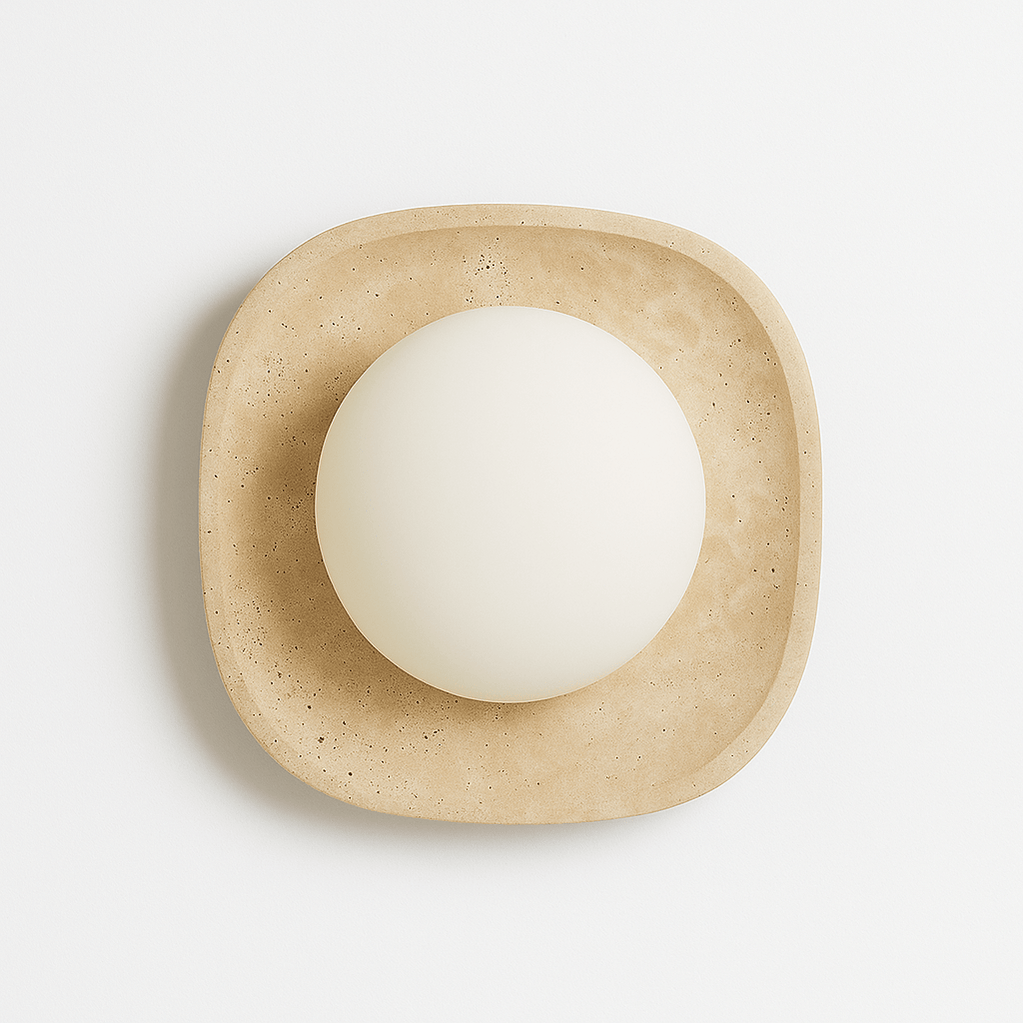 Japandi Petite Wall Lamp With Rounded Shade – Blipi - Japandi