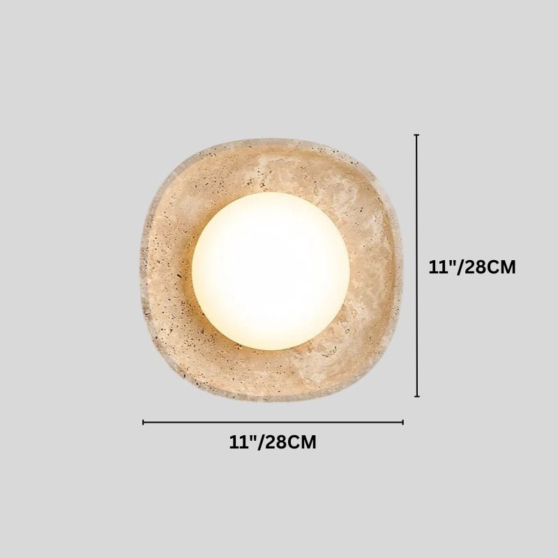 Japandi Petite Wall Lamp With Rounded Shade – Blipi - Japandi