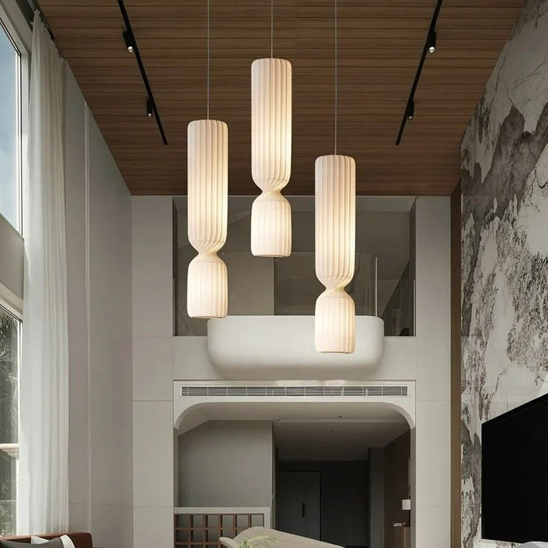 Japandi Wooden Dome Pendant Light – Brika - Japandi