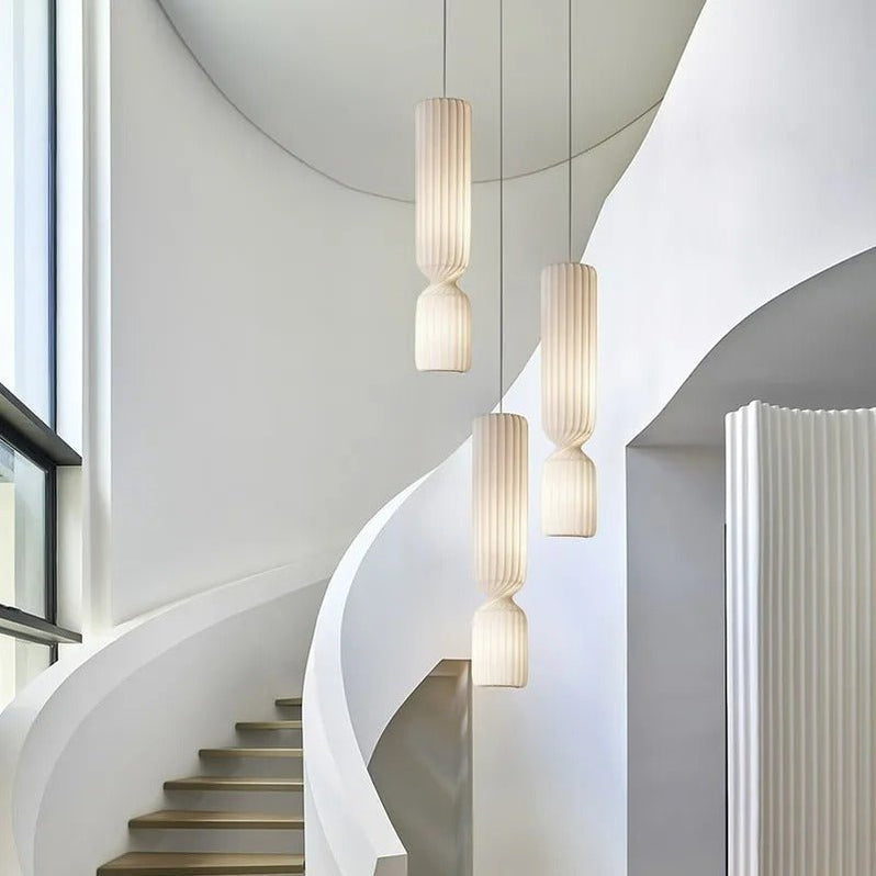 Japandi Wooden Dome Pendant Light – Brika - Japandi