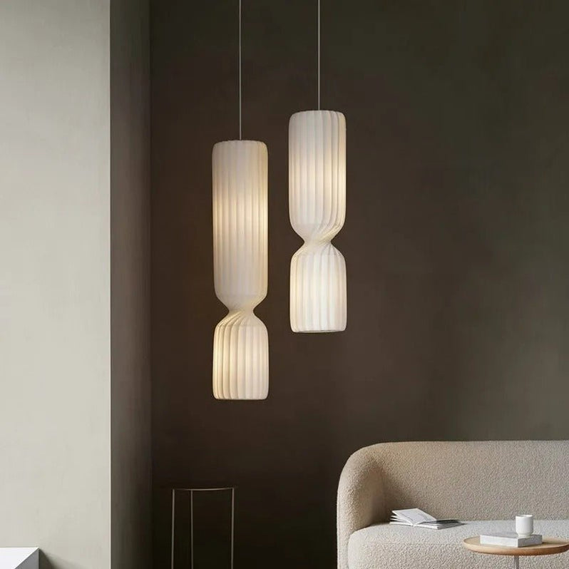 Japandi Wooden Dome Pendant Light – Brika - Japandi