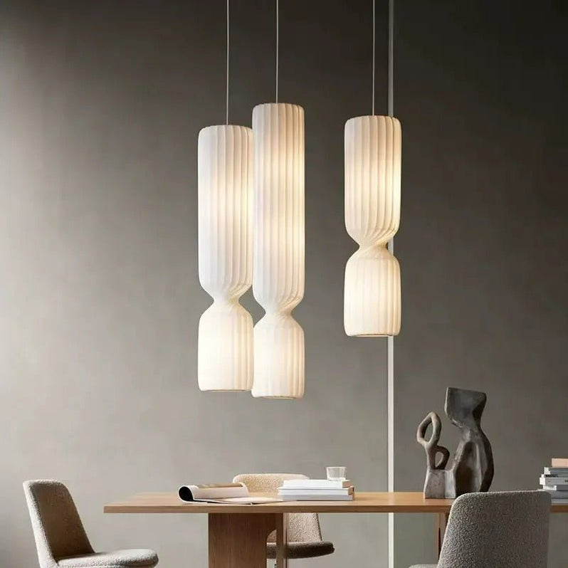Japandi Wooden Dome Pendant Light – Brika - Japandi