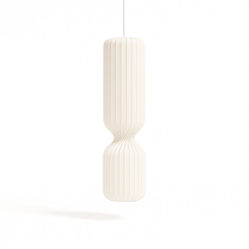 Japandi Wooden Dome Pendant Light – Brika - Japandi