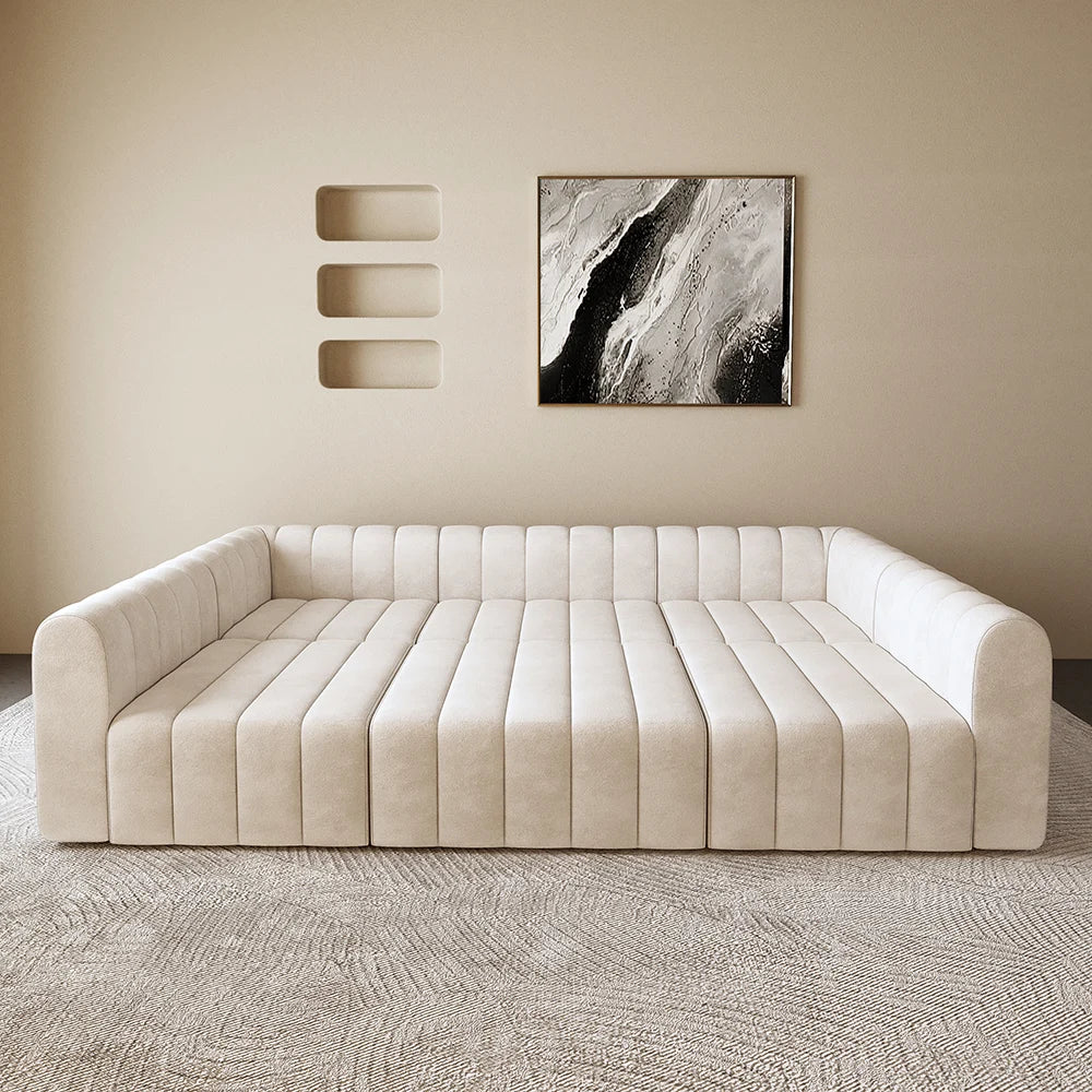 Japandi Pit Sectional Sofa - Japandi