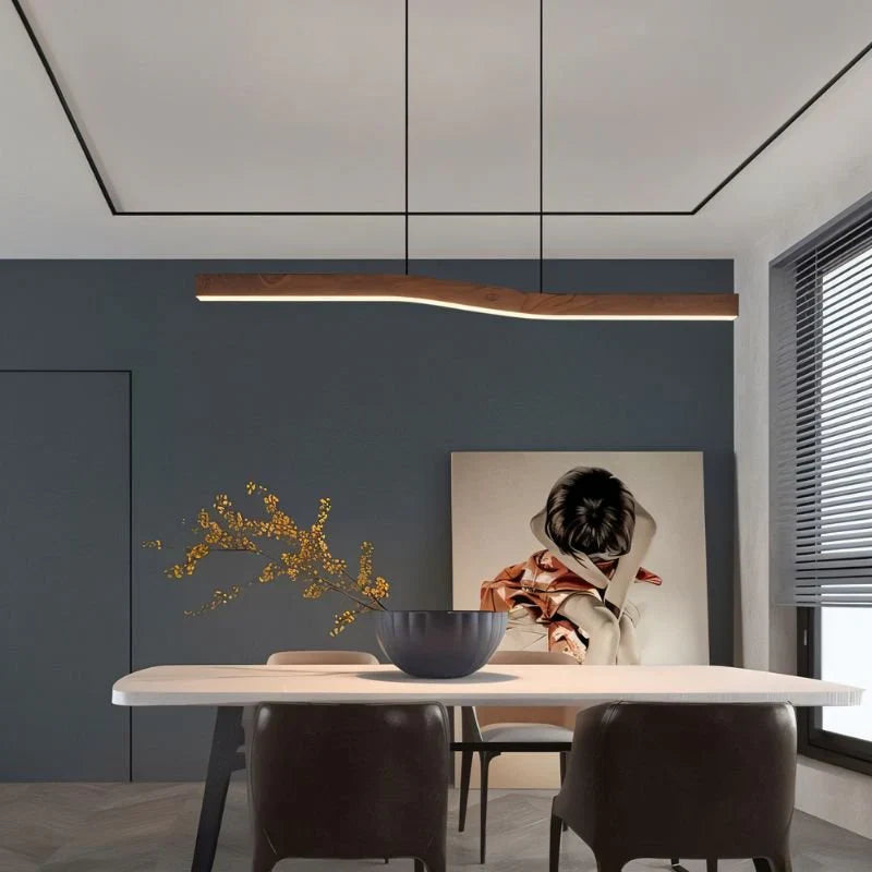 Japandi Organic Curved Pendant Light – Canyen - Japandi