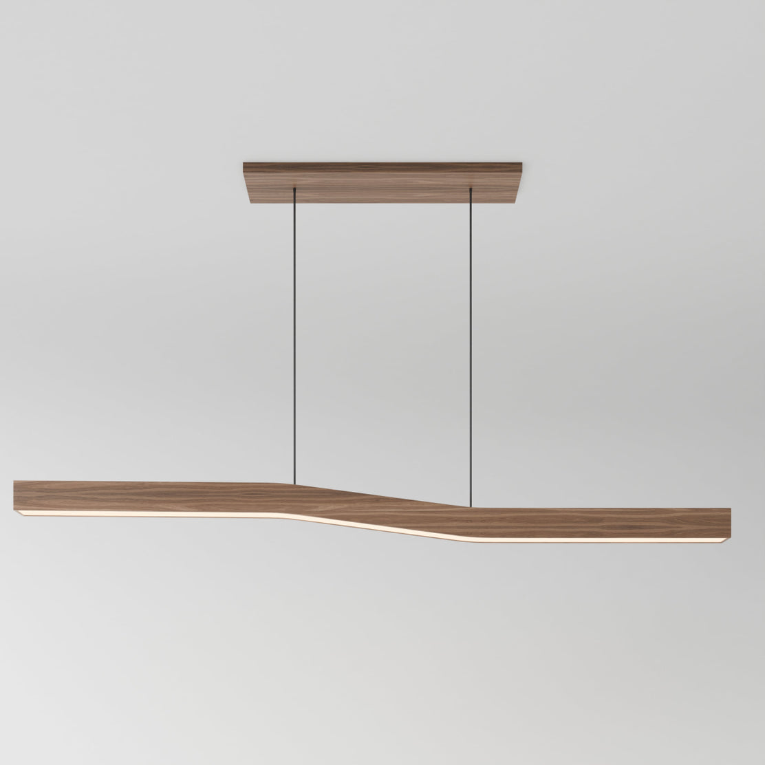 Japandi Organic Curved Pendant Light – Canyen - Japandi