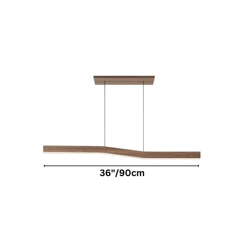 Japandi Organic Curved Pendant Light – Canyen - Japandi