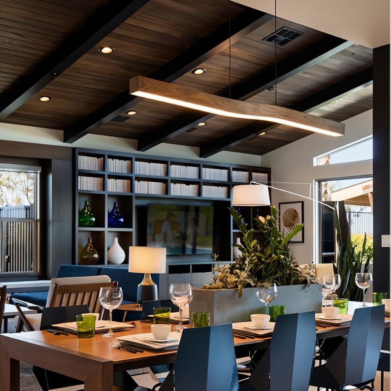 Japandi Organic Curved Pendant Light – Canyen - Japandi