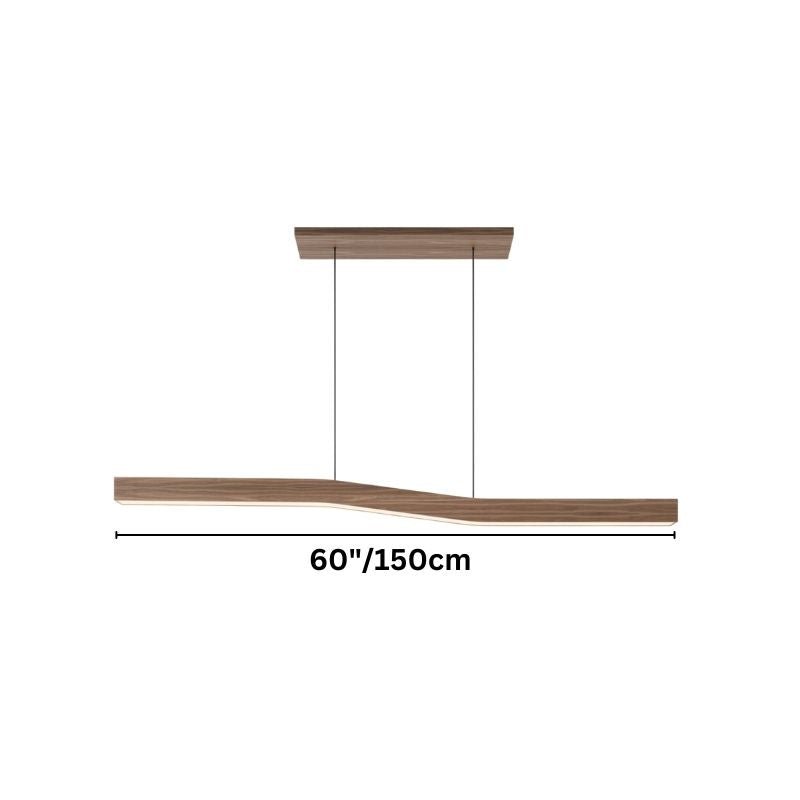 Japandi Organic Curved Pendant Light – Canyen - Japandi