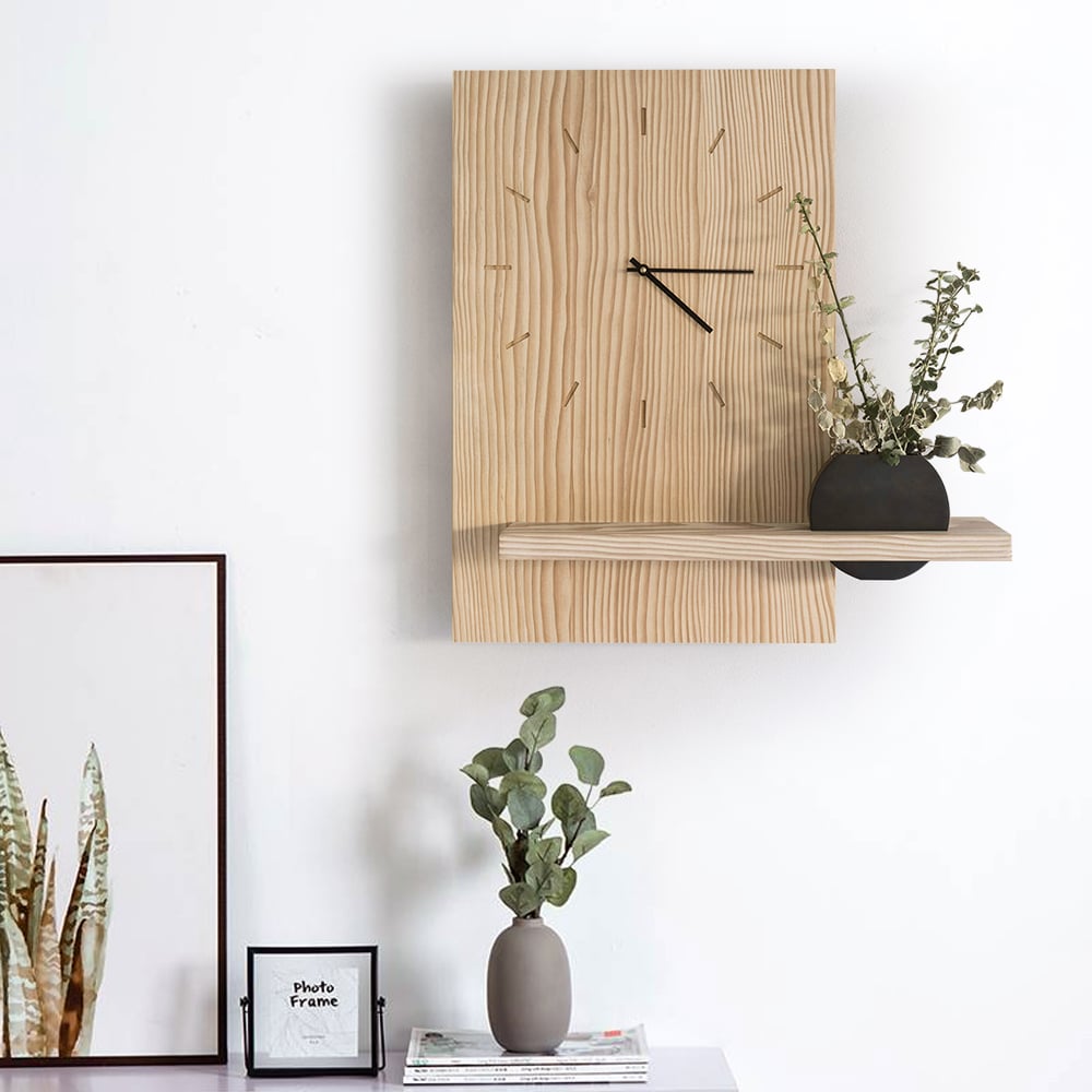 Japandi Wood Wall Clock - Japandi