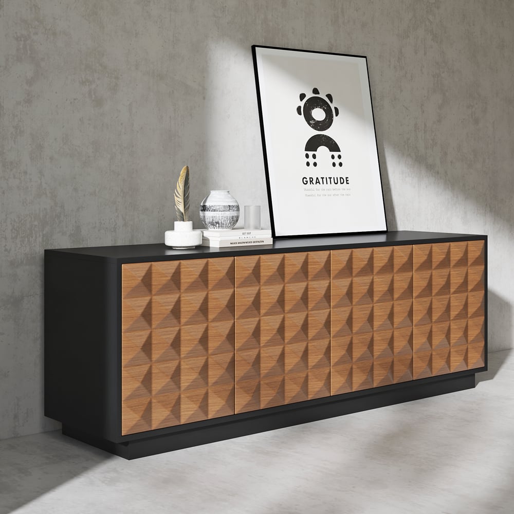 Japandi Tall TV Stand - Japandi