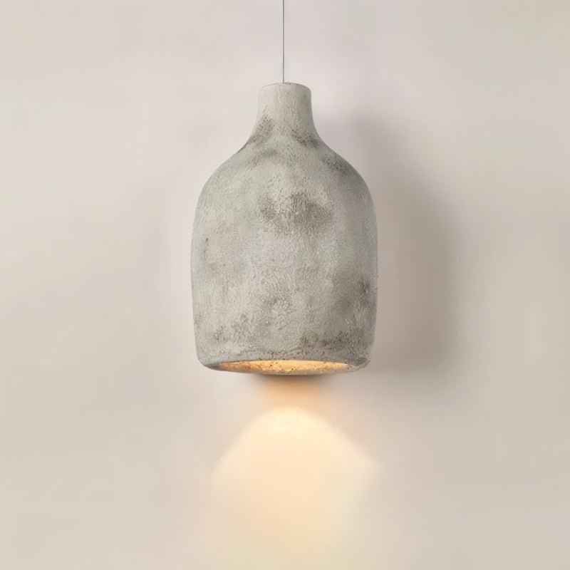 Japandi Industrial Glass Pendant Light – Darnel - Japandi