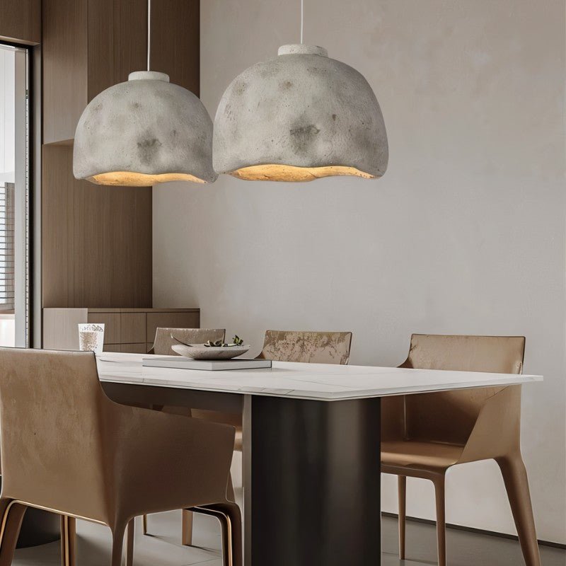 Japandi Industrial Glass Pendant Light – Darnel - Japandi