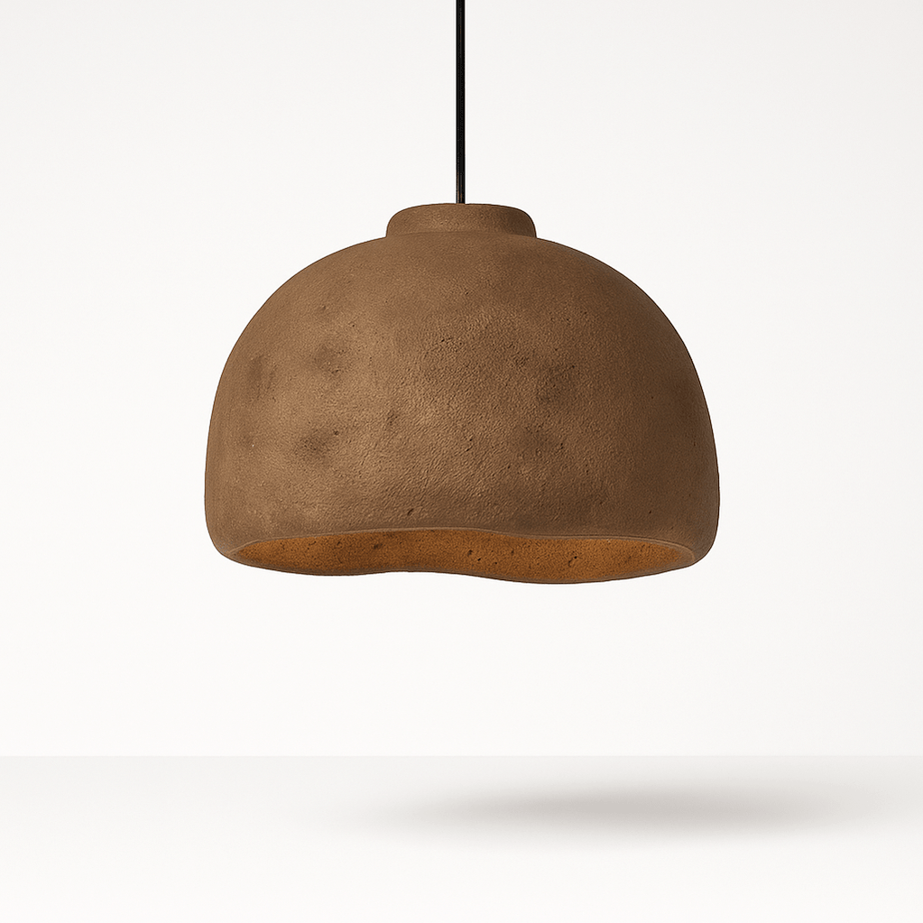 Japandi Industrial Glass Pendant Light – Darnel - Japandi