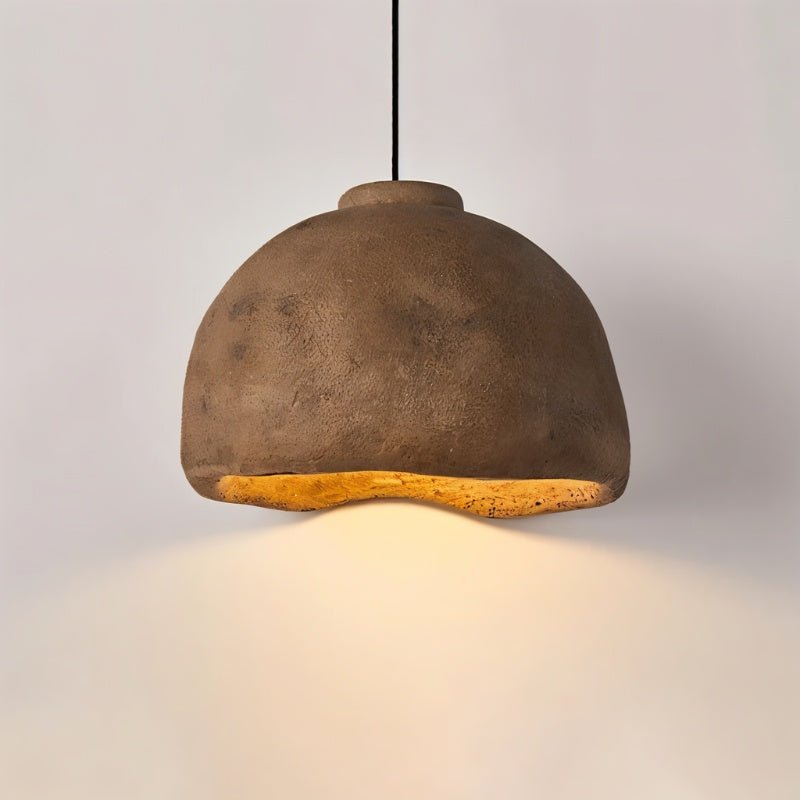 Japandi Industrial Glass Pendant Light – Darnel - Japandi