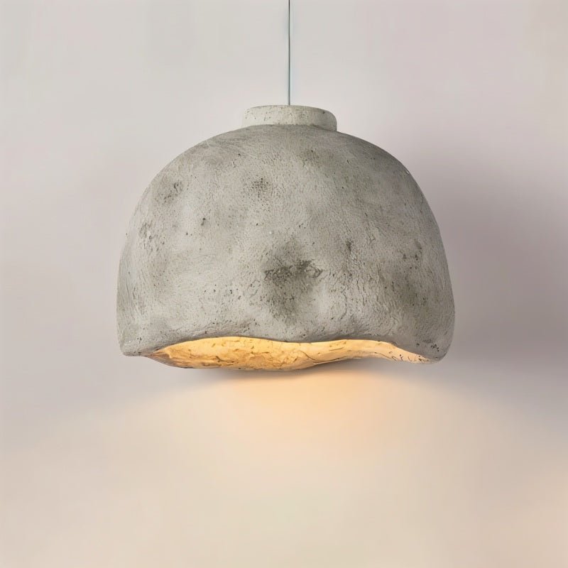 Japandi Industrial Glass Pendant Light – Darnel - Japandi