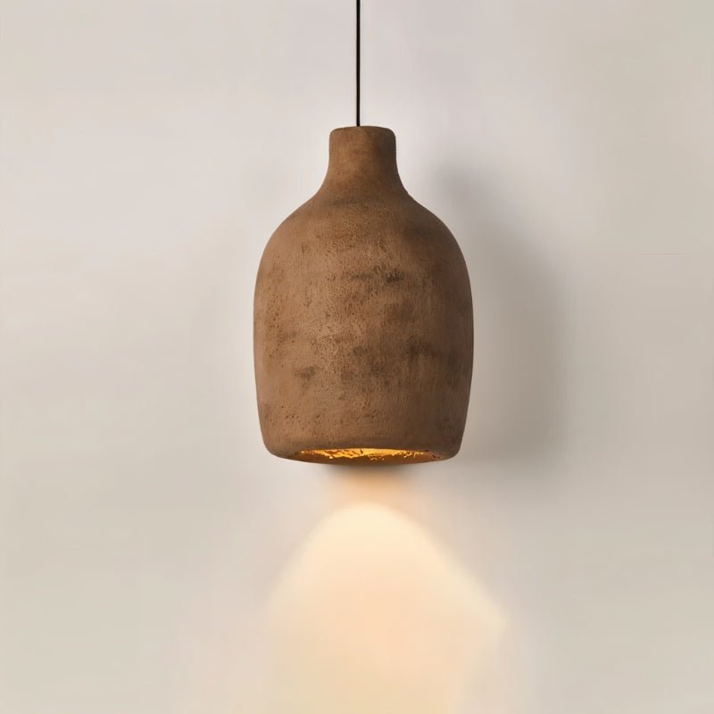 Japandi Industrial Glass Pendant Light – Darnel - Japandi