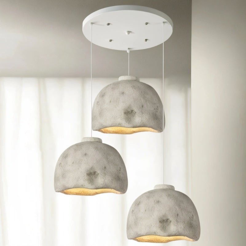 Japandi Industrial Glass Pendant Light – Darnel - Japandi