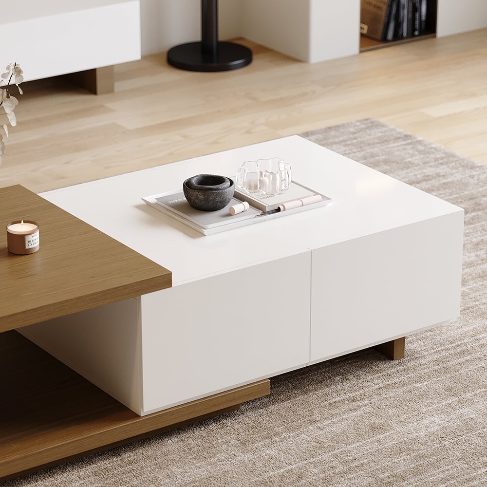 Japandi Extendable Coffee Table - Japandi