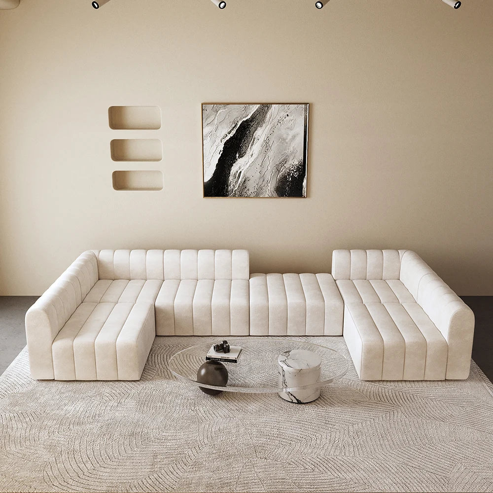 Japandi Pit Sectional Sofa - Japandi