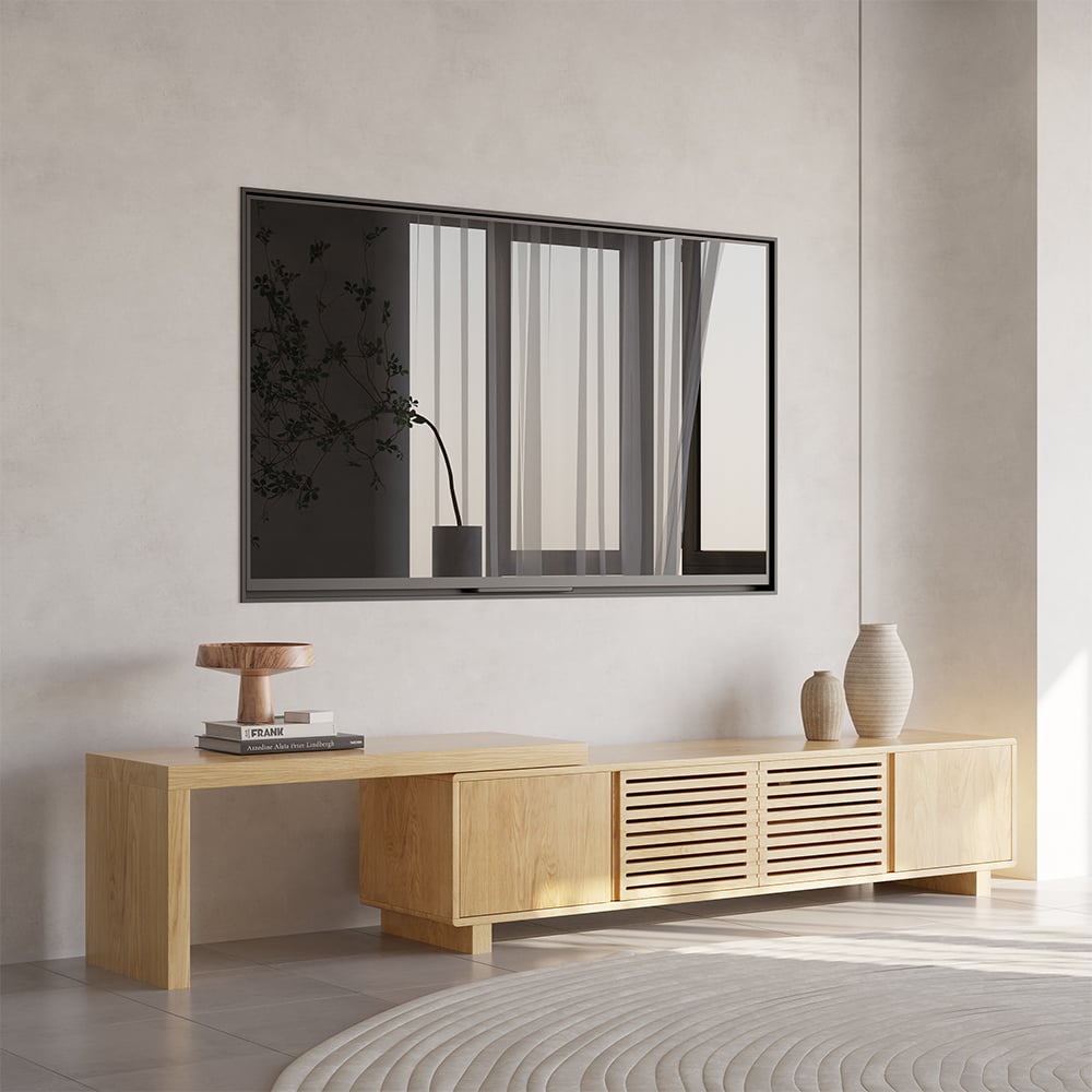 Japandi Wooden TV Stand - Japandi