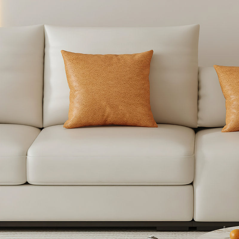 Japandi Faux Leather sofa - Japandi