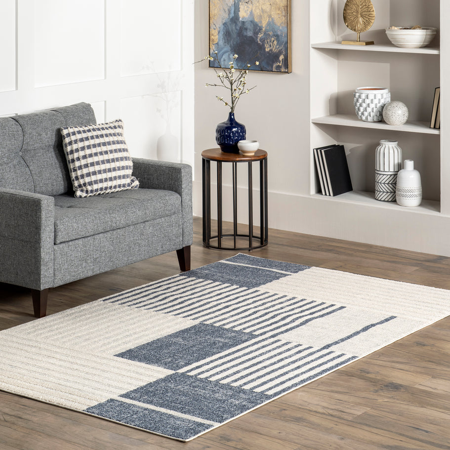 Japandi Modern Striped Rug - Japandi
