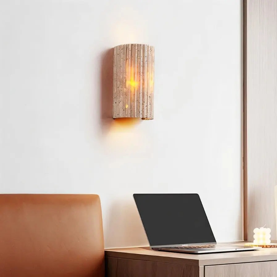 Japandi Soft Curved Wall Lamp With Diffused Glow – Diuha - Japandi