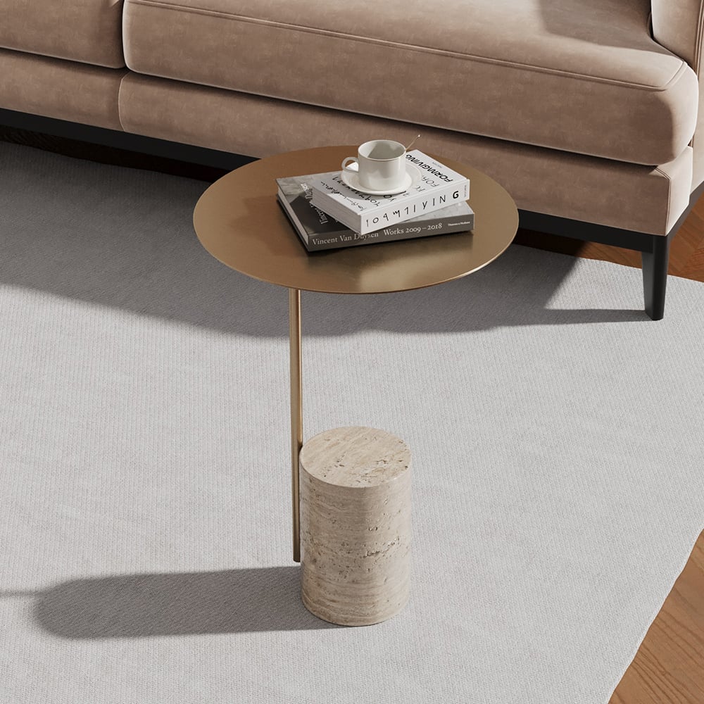 Japandi Modern Side Table - Japandi