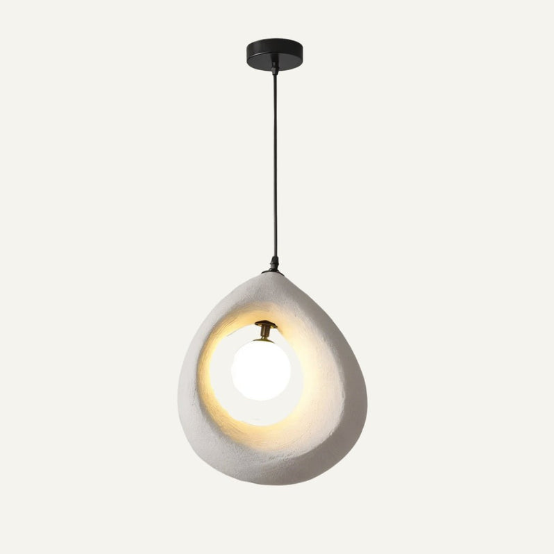 Japandi Round Halo Pendant Light – Enso - Japandi