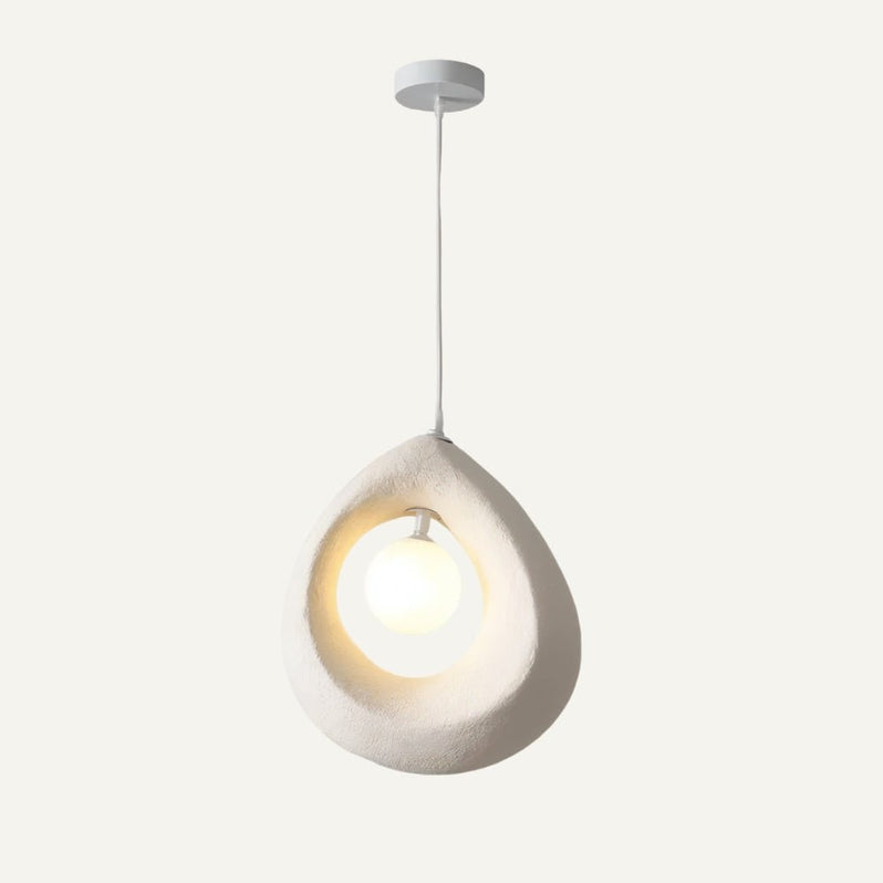 Japandi Round Halo Pendant Light – Enso - Japandi