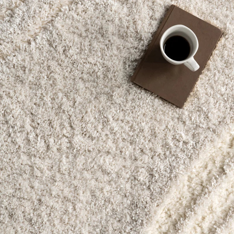 Japandi Abstract Shag Rug - Japandi